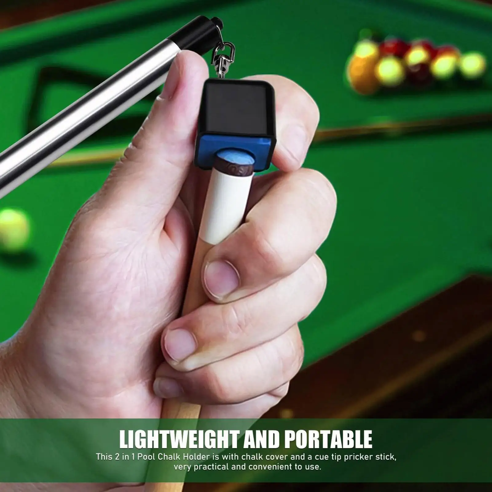 

Формирователь наконечника кия Портативный аэратор для бильярда Формирователь наконечника кия для быстрого обслуживания Мужские друзья Настольные игроки Мужчины