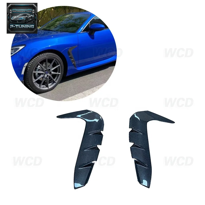 

Sti Style Carbon Fiber Aero Body Kit Front Side Rear Splitter Fender Trim for 2022 Subaru BRZ ZD8 GR86