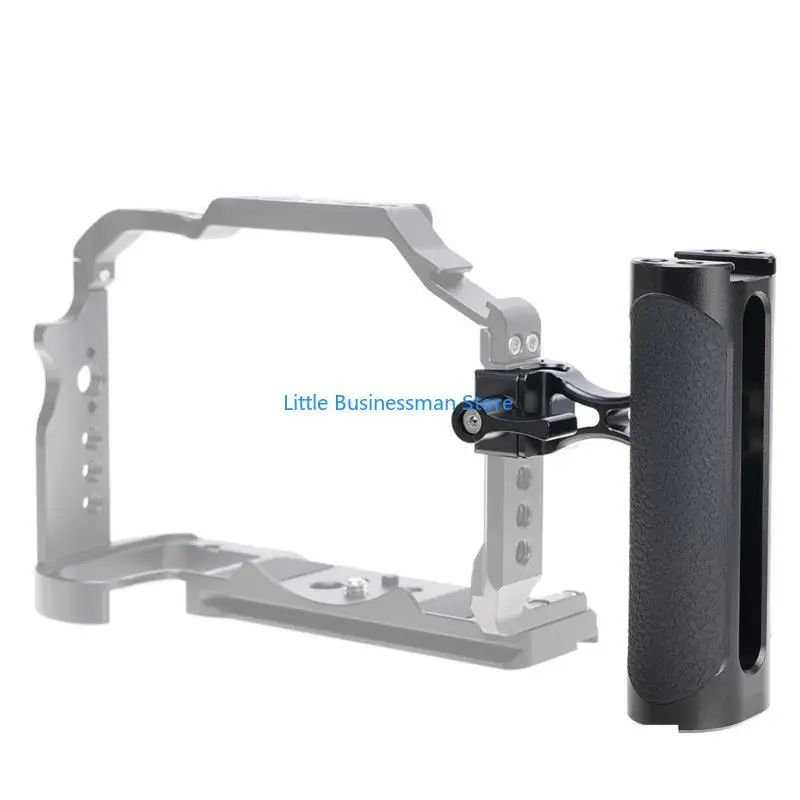 Mini-Seitengriff für 1/4-Zoll-20-Gewindeloch-Kamerakäfiggriff, leicht, tragbar, für DSLR mit Kaltschuhausrüstung M76A – Detail 4