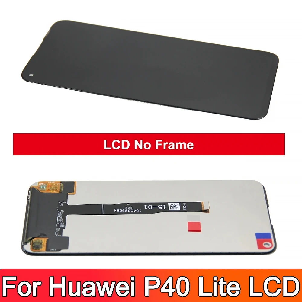 AMOLED Display For Huawei P40 Lite LCD Touch Screen Digitizer Assembly With Frame Display Replacement For Nova 6 SE LCD Display