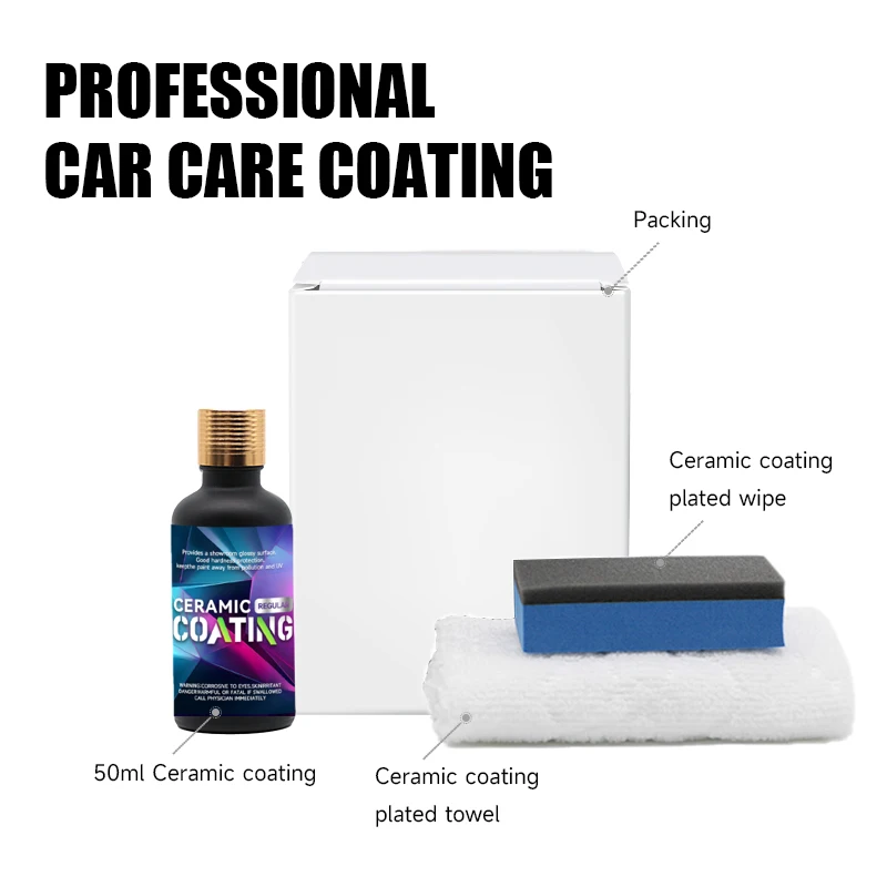 DETAILING 50ml Car Ceramic Nano Coating Liquid Coatin Nano Crystal Hydrophobic Layer Polishing Paint Coating