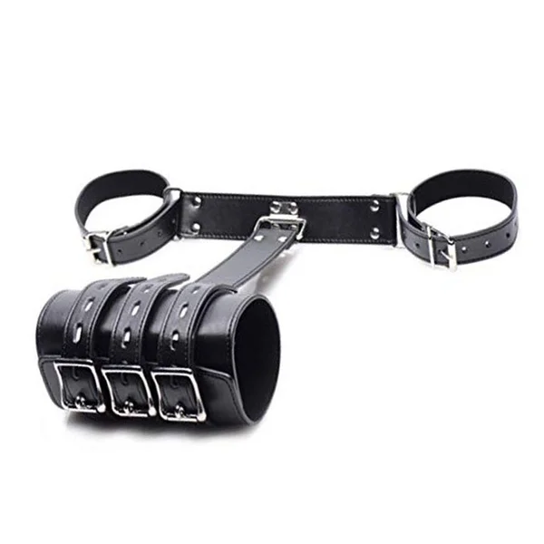 Armbinder contenção punhos de mão bondage para escravo bondage engrenagem pulso tornozelo restrições