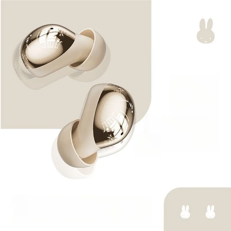 Kawaii Miffy Headphones cute Portable ear clip type Send to friends birthday gift Portable 2026 New style Send to girlfriend view 5