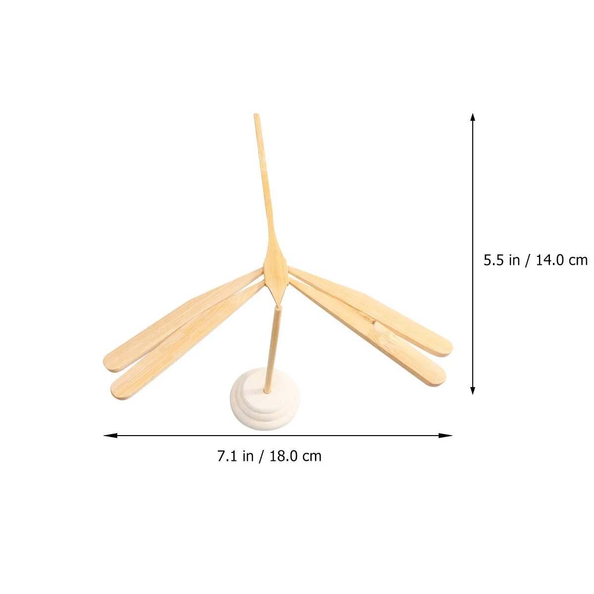 

3 Pcs Bamboo Dragonfly Toys Creative DIY Balance Handicrafts Vintage Chic Home Decoration Wooden Manual Crafts