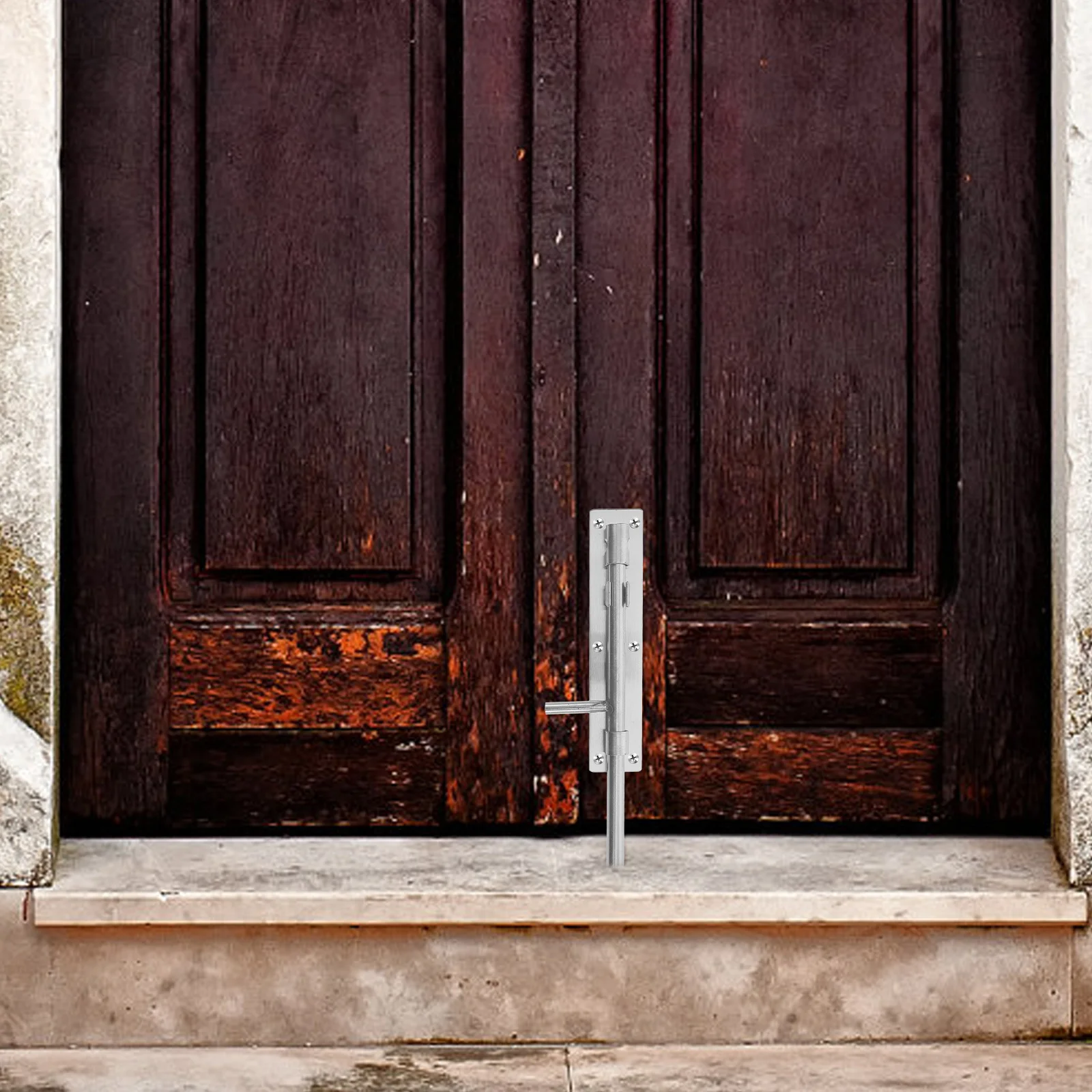 

Thickened Stainless Steel Door Bolts Heavy Duty Sliding Gate Hardware Fence Drop Rod Barn Lock Shed Barrel Cane Bolt