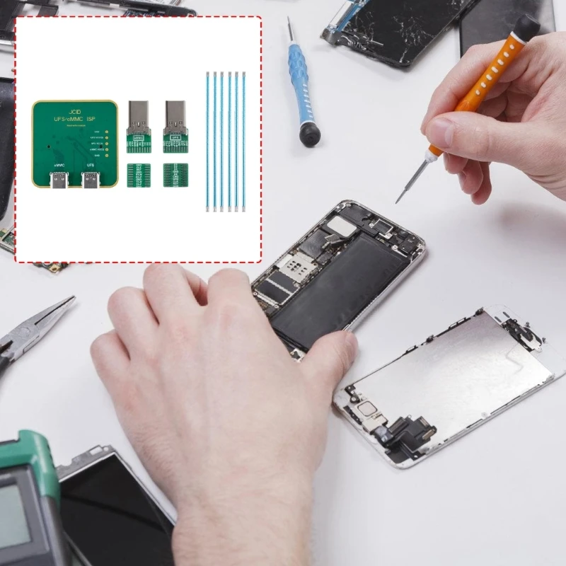 Portable U70 UFS Programmer UFS eMMC ISP Read Write Nand Flash Programmer For Phone Repair Nand Flash Repair Tool M4YD