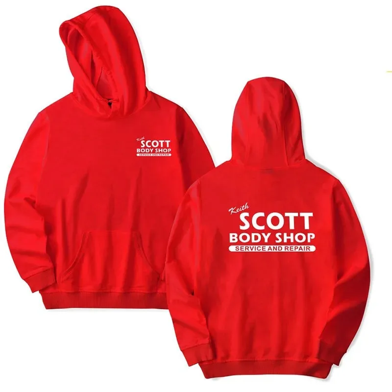 Stile Vintage Keith Scott Body Shop Hoodies Mens Con Cappuccio One Tree Hill Meccanico Di Auto Keith Scott Negozio Di Corpo Con