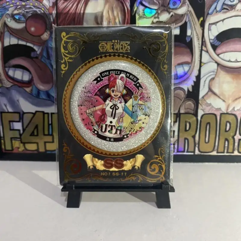 Anime One Piece Rare Sur Refractive Flash Cards Luffy Roronoa Zoro Shanks Sanji Toys for Boys Collectible Cards Birthday Gifts