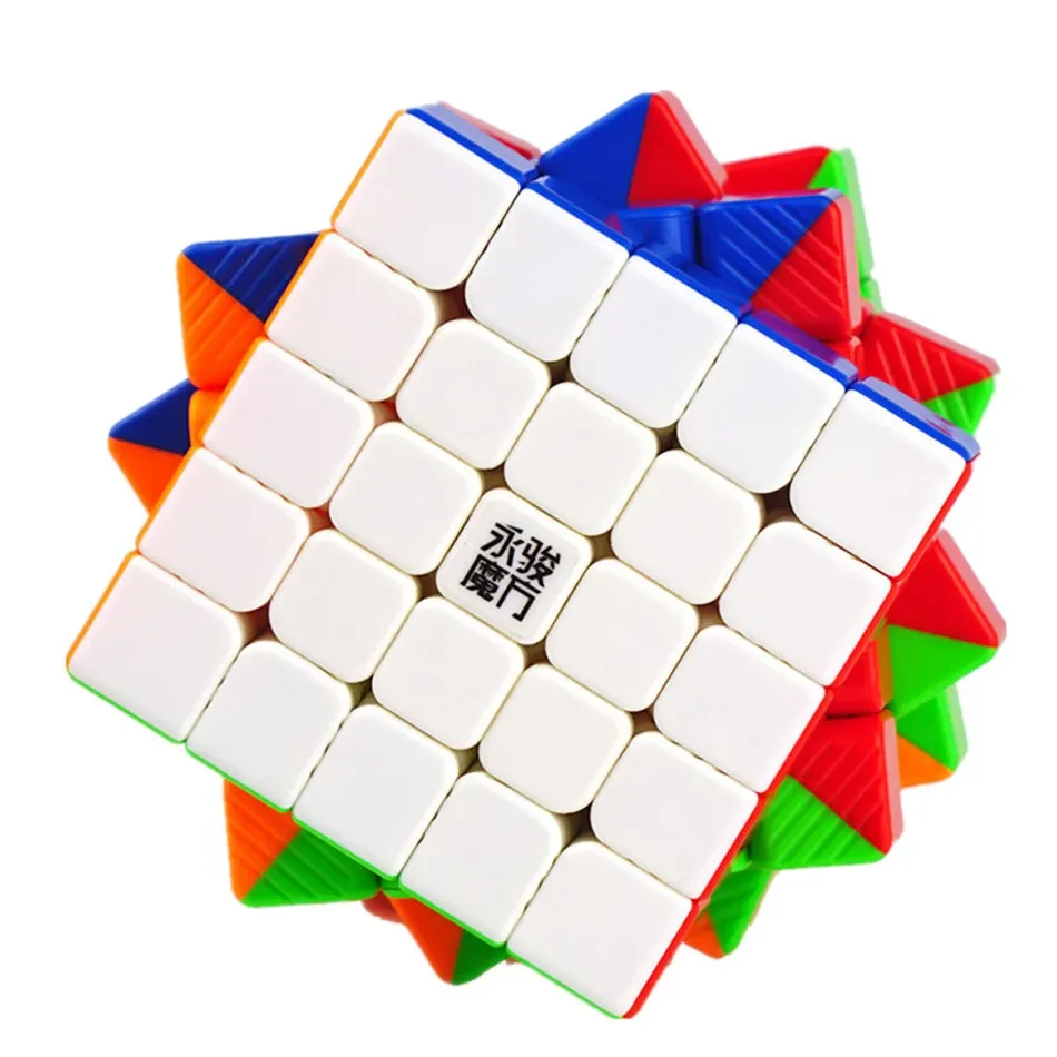 YJ Yuchuang V2M 5x5 Magnetic Magic Cube Puzzle  Professional Magnets Speed Cube Educational Toys Stress-relieving gift