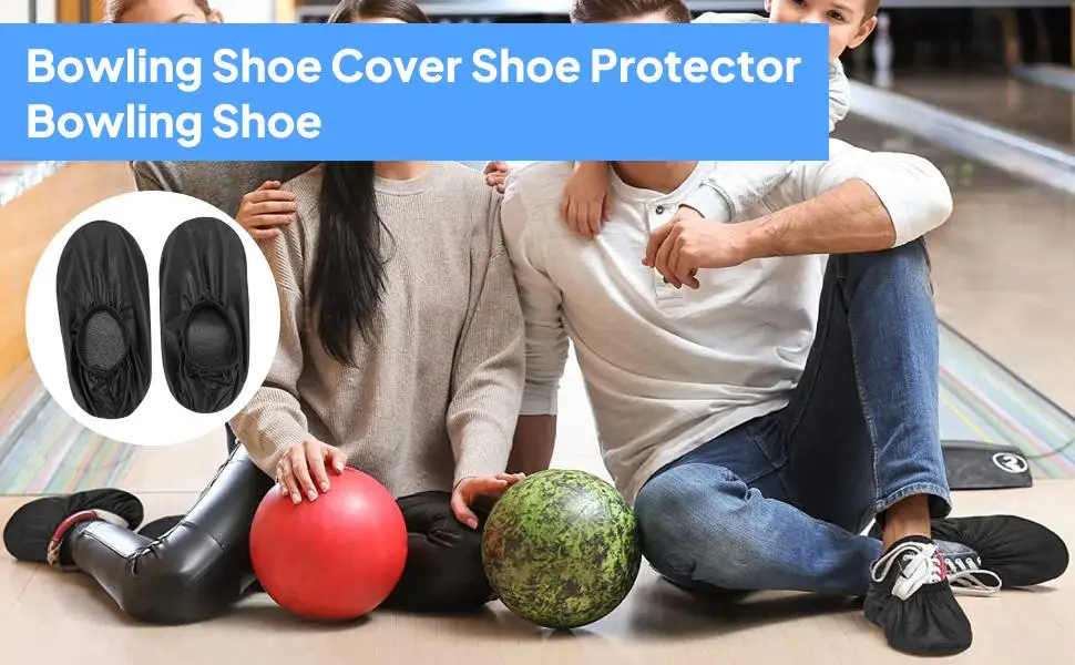 

Bowling Shoe Protector Lightweight Elastic Dustproof Covers for Professional Bowling Equipment Slip