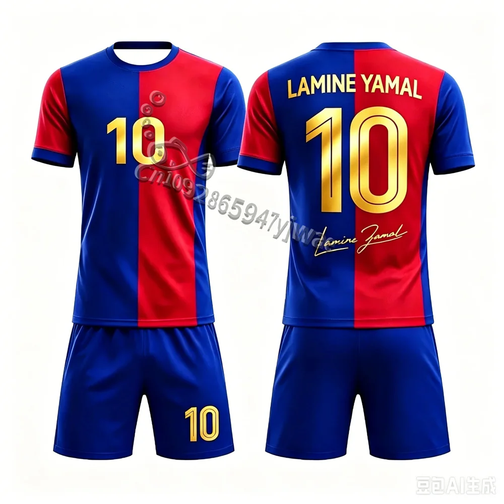 2026 Harajuku Argentina Special Messi 10 Football Jersey Shorts Tee Set Women Men Kids Shirt And Shorts Summer Fans 2 Piece Sets