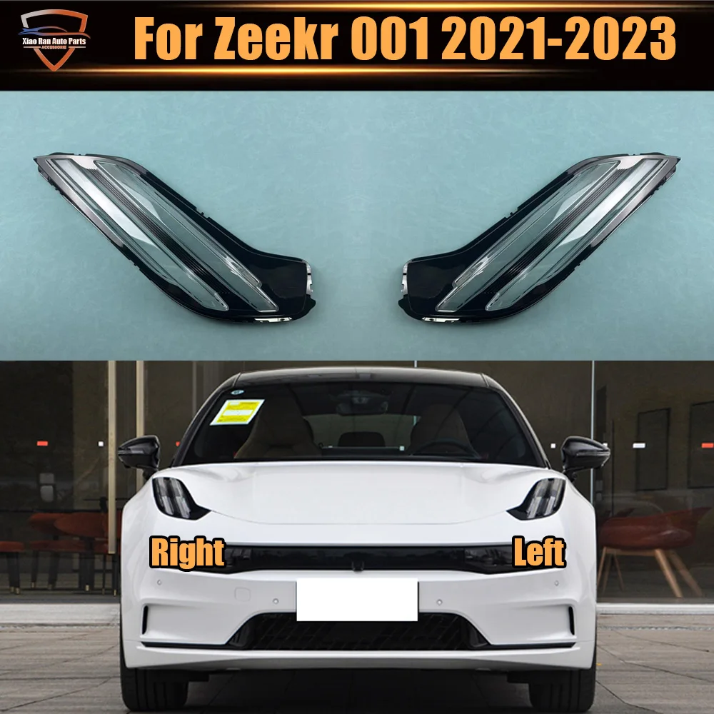 

For Zeekr 001 2021 2022 2023 Headlamp Cover Lens Transparent Lamp Shade Headlight Shell Plexiglass Replace Original Lampshade