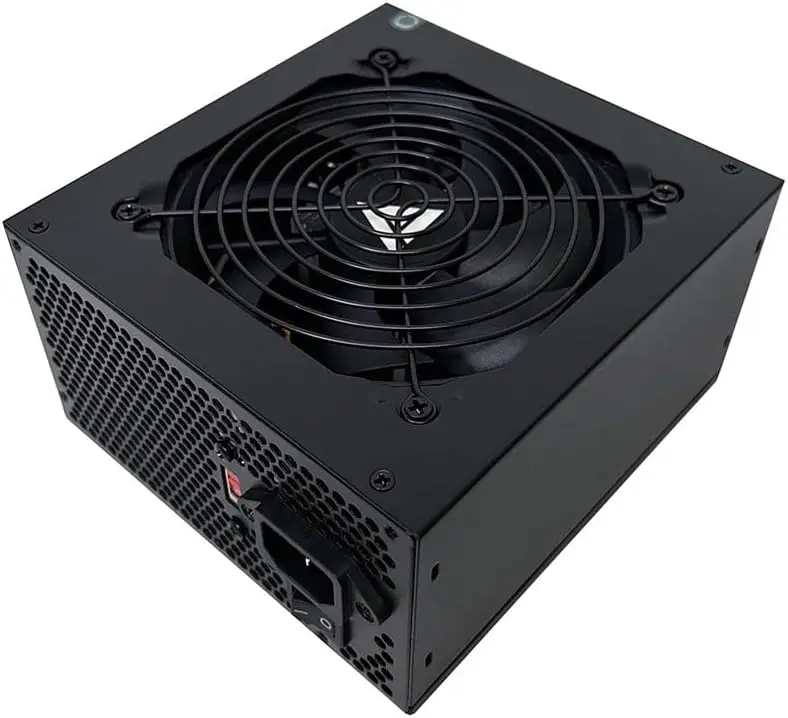 600W ATX Power Supply with Auto-Thermally Controlled 120mm Fan, 115/230V Switch, All Protections