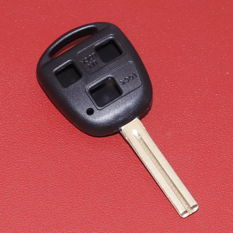 2/3 Button Car Remote ABS Key Case Shell Fob Replacement CLBT/C/245/2002 For Lexus GX470 GS300 GS400 RX350 RX300 SC430 Toyota