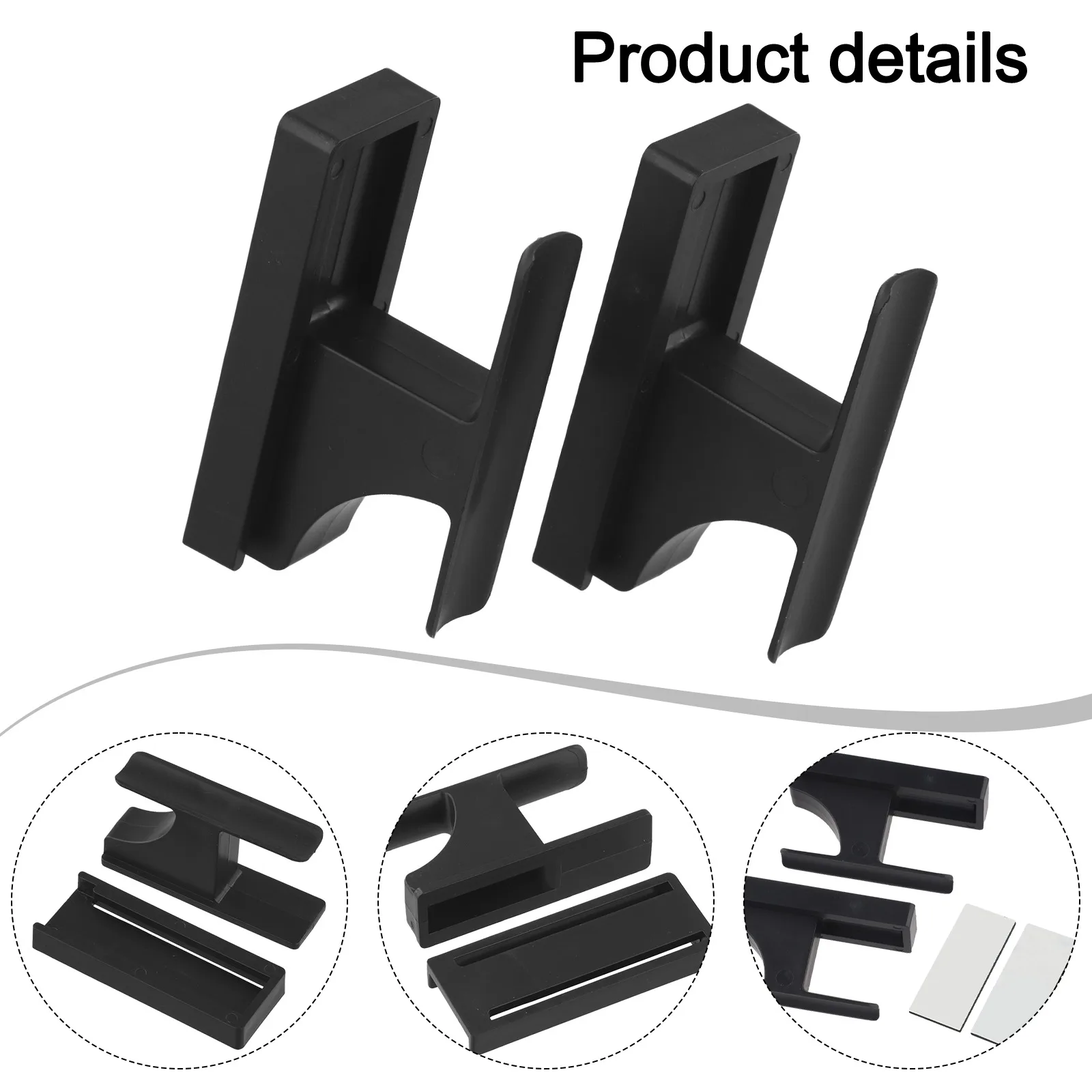 

Стойка для держателя удочки, набор из 2 предметов для надежного настенного хранения удочек, эффективно в организуйте гараж или мастерскую