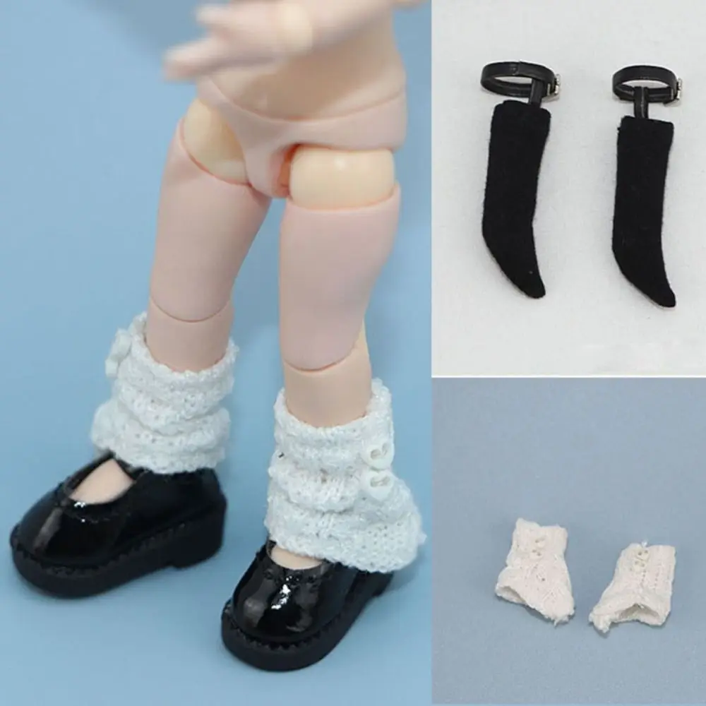 2 Styles Doll Clothes Socks New DIY Doll Clothes Accessories Gartero Socks Medium Length Stockings 1/12 BJD Doll/OB11 Doll