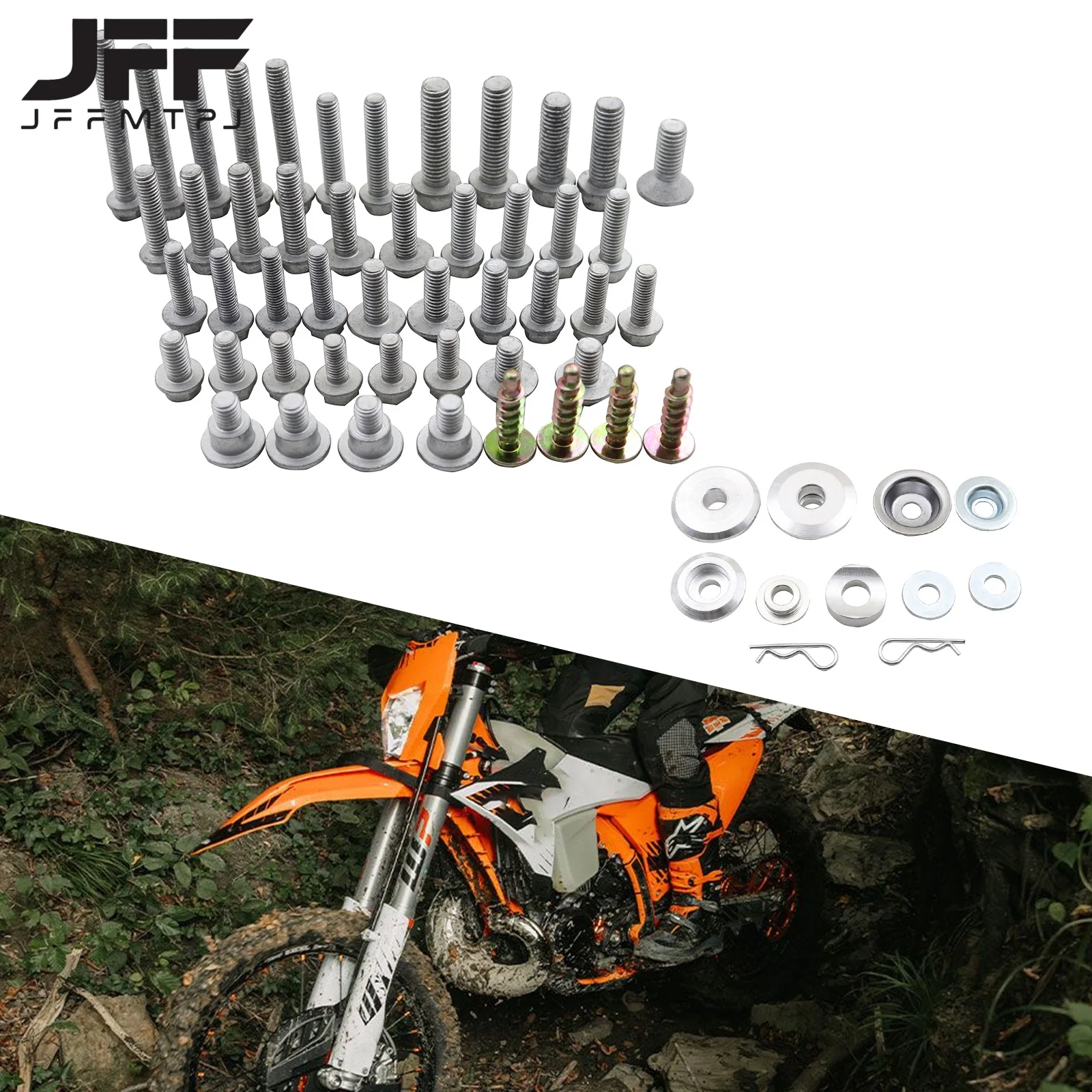 Screw set repair screw quick repair screw replacement kit off-road motorcycle modification parts suitable for KTM Husqvarna
