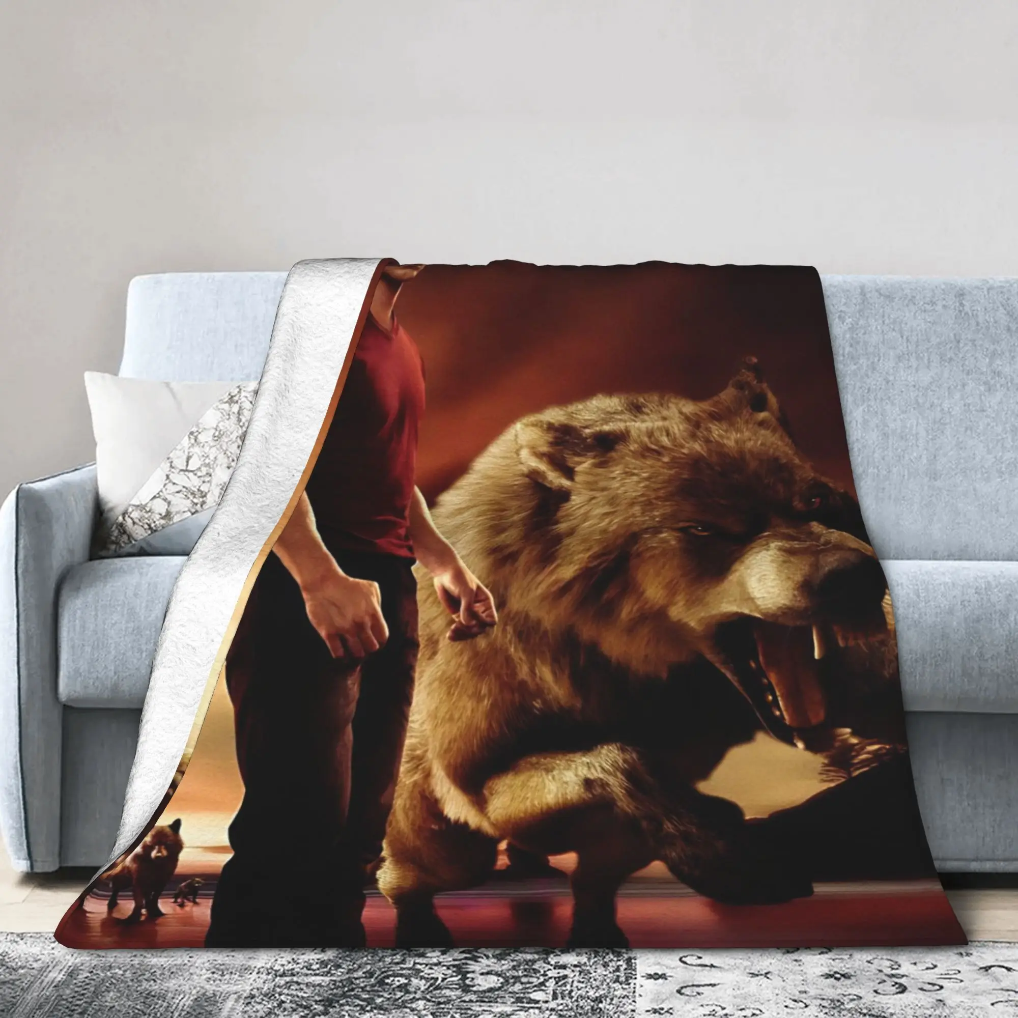 جاكوب الأسود بطانيات قطيفة الفتيات الفتيان الشفق ساغا الفانيلا رمي بطانية للأريكة السرير سوبر الدافئة المفرش هدية فكرة