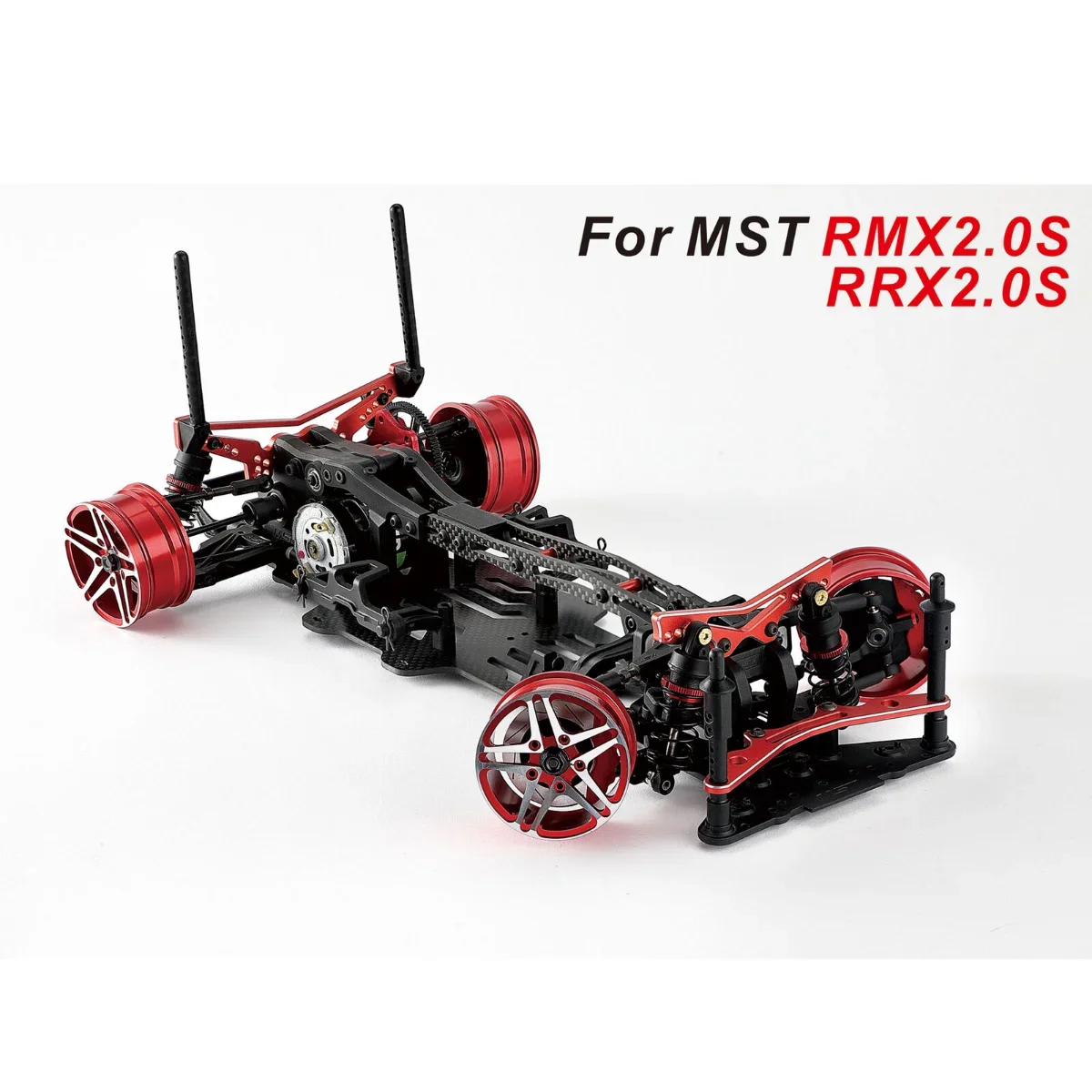 1:10 RC Car Carbon Fiber Chassis Frame Upgrade Kit For MST RMX 2.0S/ RRX2.0S Drift Chassis