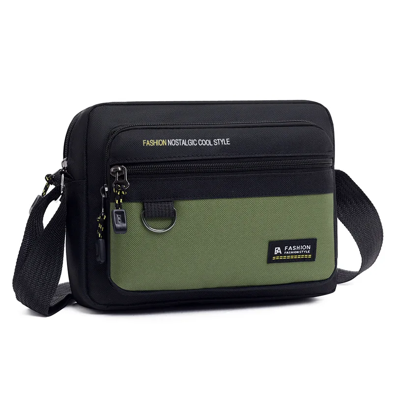 Stylish Horizontal Men's Sling Bag, Multi Pockets, for Commute, Travel, Outdoor & Street Style, Ideal Holiday Gift