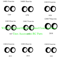 WLtoys  144001/124017/124016 /144010/124019 Original Remote Control Front And Rear Tires Accessories RC Parts