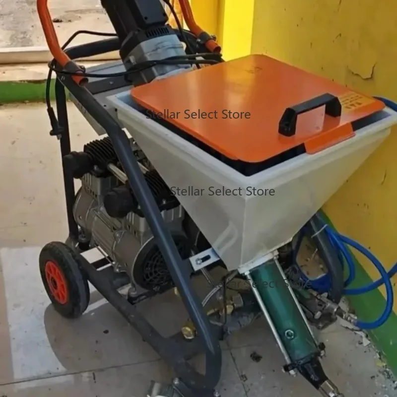 Small Exterior Wall Cement Mortar Spraying Machine Spray Machine Multi-function Real Stone Paint Putty Powder Spraying Machine