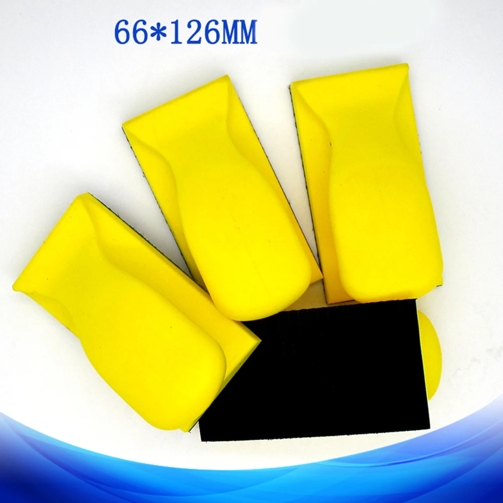 

70X135mm Manual Grinding Disc S Backing Pads PU Foam Holder Wood Automotive Polishing Pad Hook Loop Long Service Comfortable
