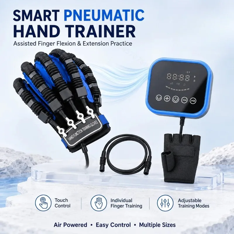 Smart Rehabilitation Robot Gloves Rehabilitation Training Glove Finger Care Hand Function Training Gloves for Stroke Hemiplegia