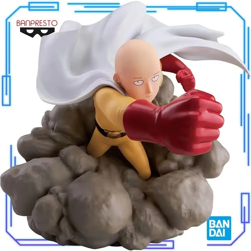 

In Stock Bandai Original Genuine Banpresto Anime One Punch Man Saitama Diorama Figure 15cm Collections Model Toys Birthday Gift