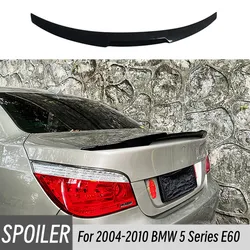 For 2004-2010 BMW 5 Series E60 M5 520i 525i 523i M4 Style Rear Trunk Boot Lid Lip Spoiler Wings Car Exterior Tuning Accessories