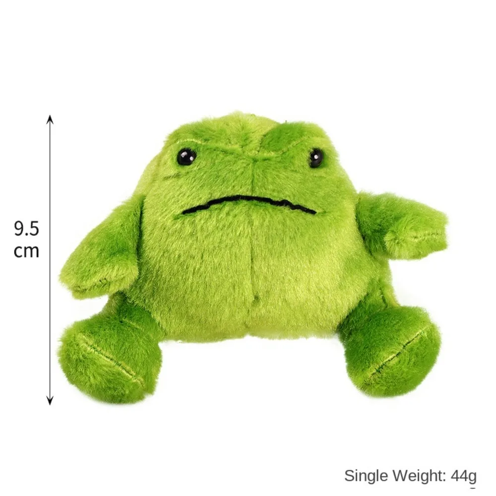 Green Frog Cartoon Frog Plush Keychain Plush Soft Ricky Rain Frog Plush Pendent Kawaii Cartoon Ricky Rain Frog Plush Keyring