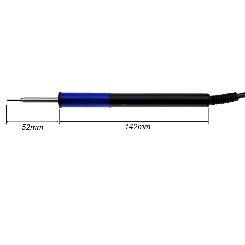 For T12 Soldering Iron Handle With ABS Plastic Body For STM32 For OLED Station 160mm 72W 24V 150-480C Temperature Control