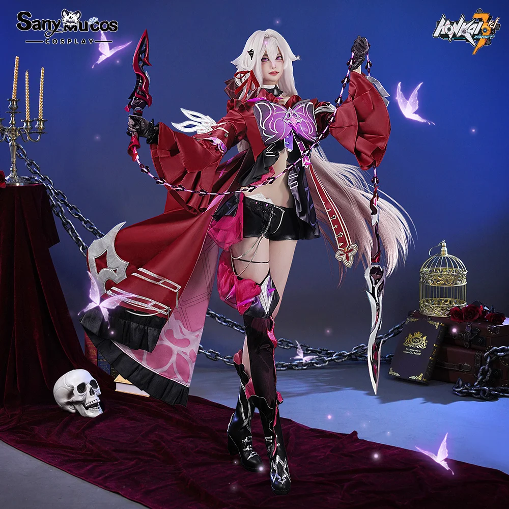 Premium Edition SanyMuCos Cloud Strife Cospaly Honkai Impact 3rd Game Cloud Strife Dress Cospaly Outfit Comic-con Birthday and H