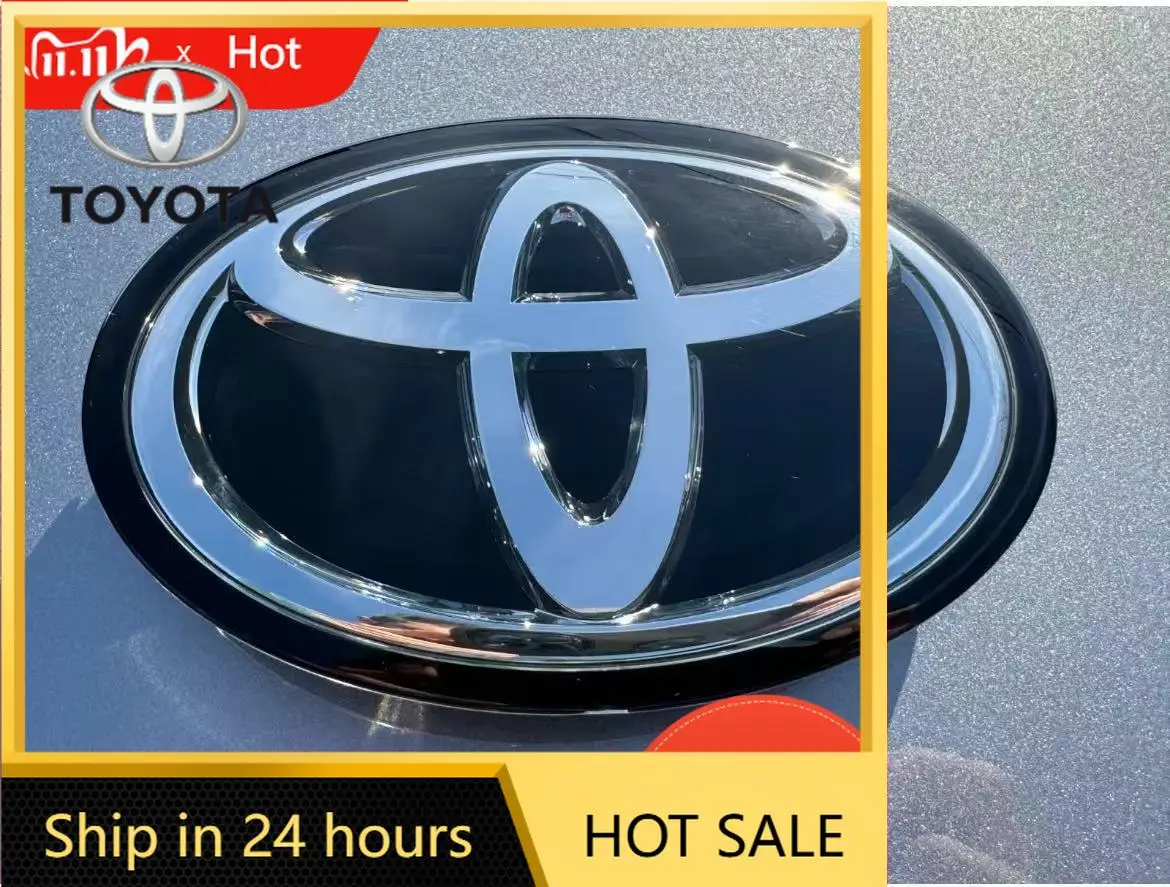 

Новые акриловые эмблемы (наклейки) для Toyota Corolla 2019-2021, 140x96 мм, аналог OE 90975-02136 и 90975