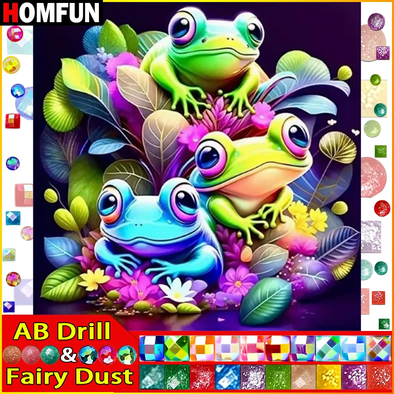 HOMFUN Fairy Dust AB 5D DIY Diamond Painting 