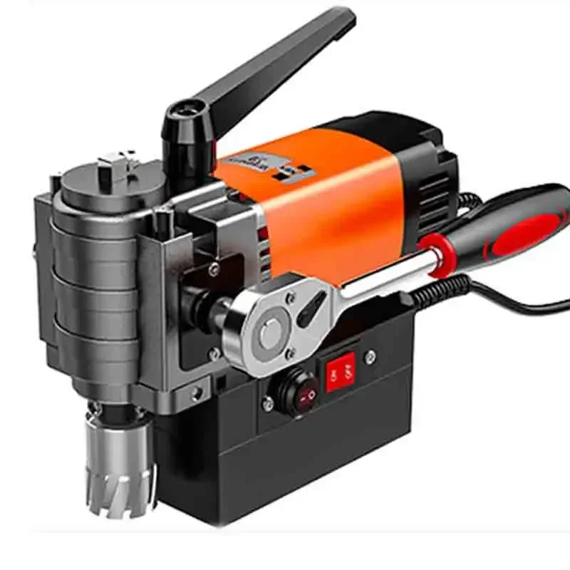 Magnetic BaseIron Suction l High Altitude Drilling Machine Horizontal Bench  Electric Light Magnetic Drill HOT SALES