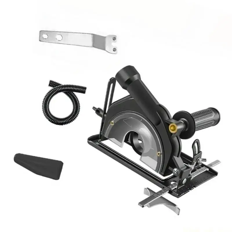 A2BE Angled Grinder Base Bracket 45 Degree Adjustable Cutting Base Positioning Bracket Stable Slotting Stand Tool Accessories