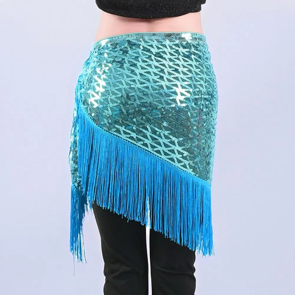 

Fashion Tassel Belly Dance Hip Scarf Bohemian Crochet Women Belt Skirt Sequins Belly Dance Belt Dance