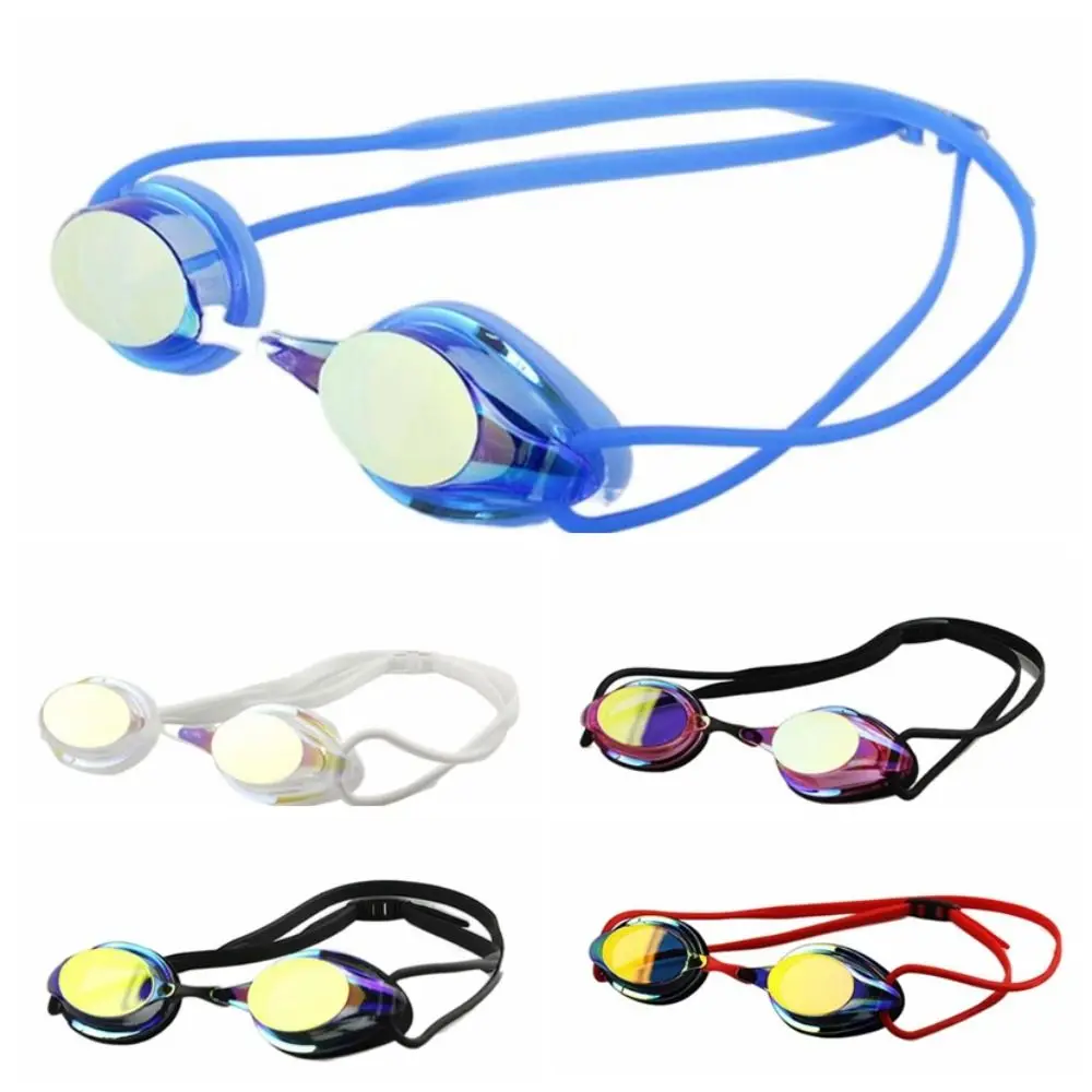 Optical Glasses Anti-fog Race Swimming Goggles Waterproof Professional Swimming Glasses Replaceable Electro-coated Swimming Pool