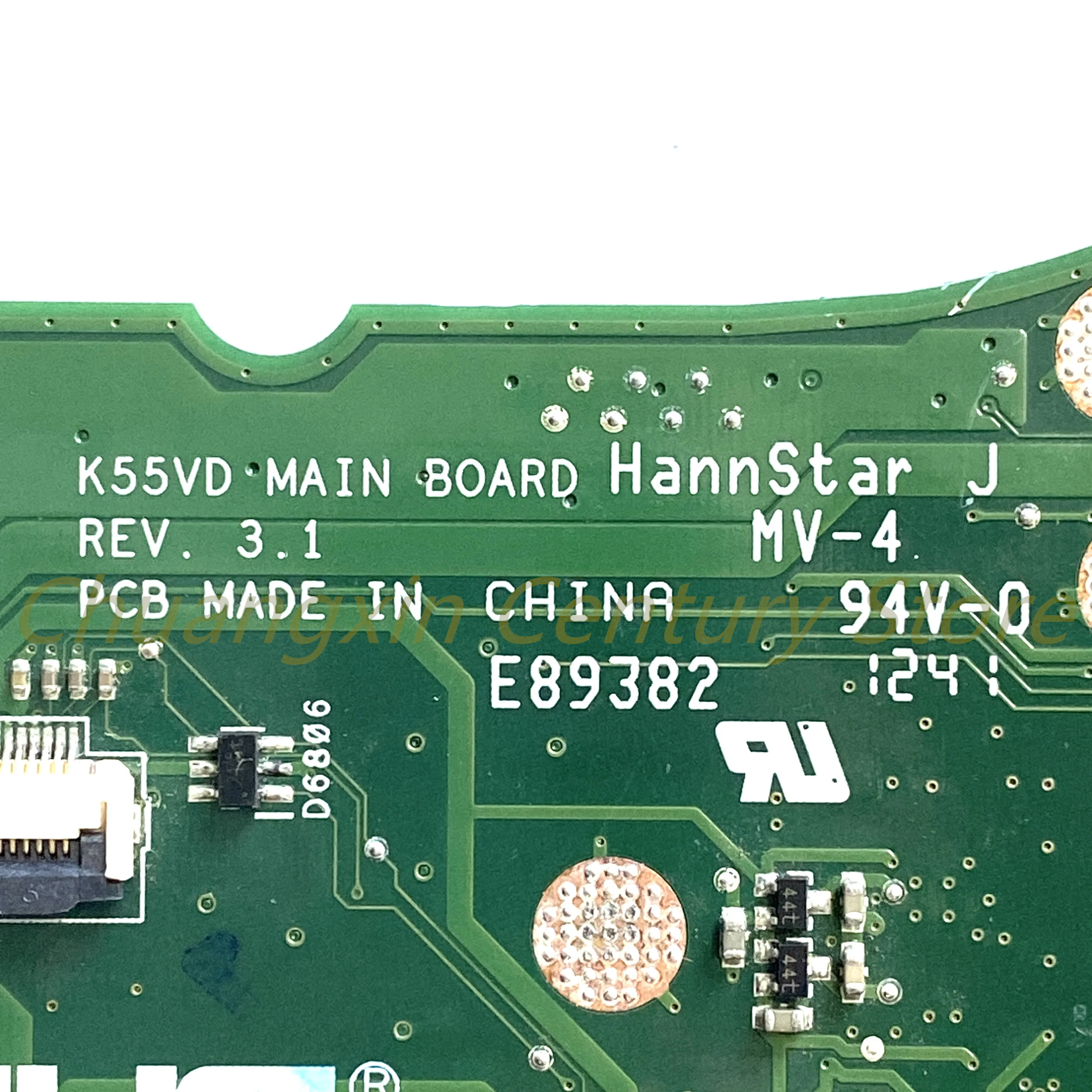 Imagem -04 - Adequado para Asus A55v K55v K55a K55va Laptop Placa-mãe K55vd com Uma 100 Testado Totalmente Funcionando