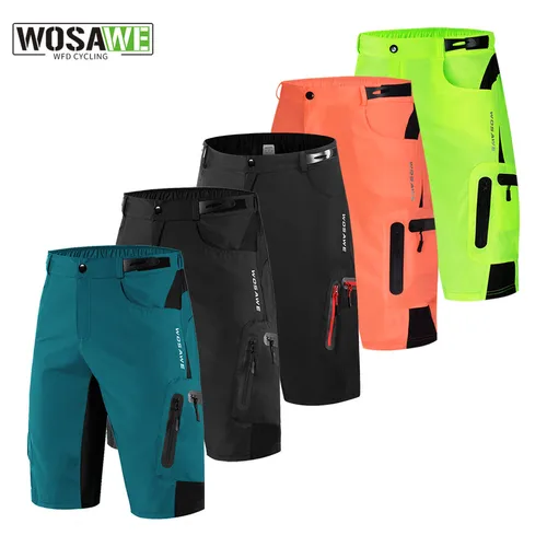WOSAWE pantalones cortos Motocross Racing Moto MTB bicicleta de descenso bicicleta de montaña pantalones cortos de verano