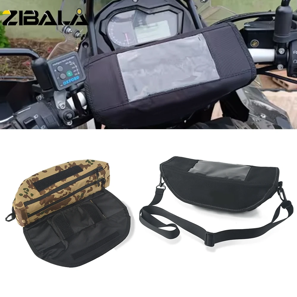 

NEW Universal Handlebar Travel Bag Motorcycle Waterproof Dustproof Handlebar Storage Tool BagsFor CFMOTO 450 MT Ibex 450 800MT