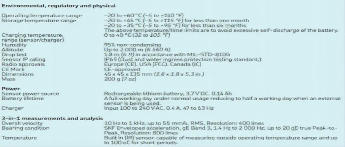SKF sensor pengumpulan cepat CMDT391-K-SL TKED