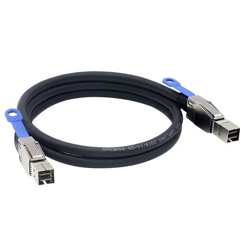 MINI SAS HD SFF-8644 Expansion Cord With IC To SAS SFF-8644 Data Transfer Interconnect Cable For Server Stacking