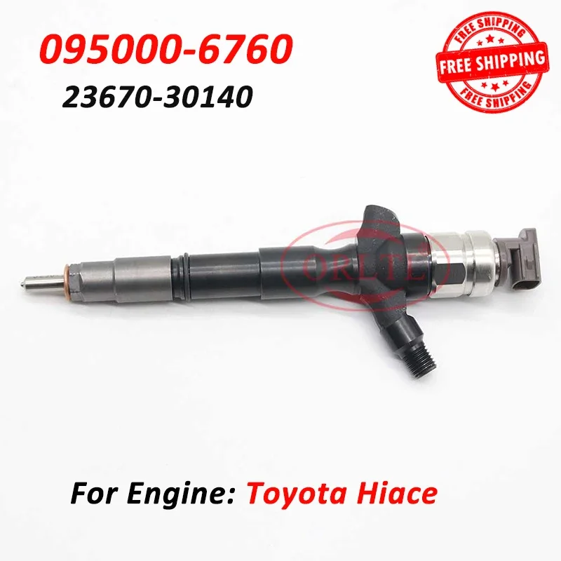 

Форсунка Common Rail 23670-30140 Дизельная форсунка 095000-6760 Форсунка в сборе 095000-6761 для Toyota Hiace 2367030140