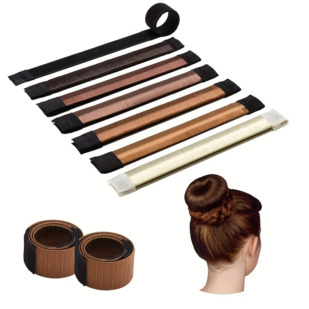 

Elegant Chignon Styling Tool, lightweight portable hair accessory for ladies. Easy to use for quick DIY hairstyles, fashionable and versatile. Wonderful gift option for festivals and special events, ideal hair decor for dating, parties and daily wear.