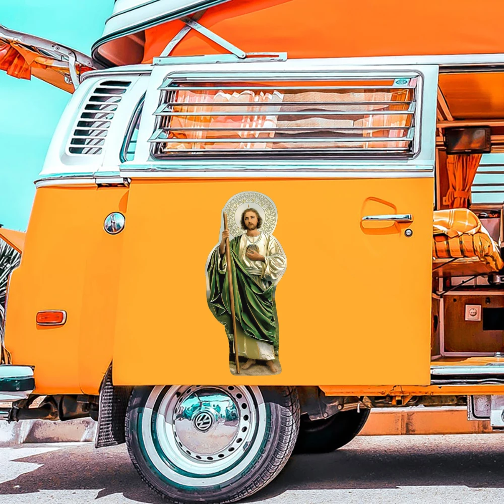 

Large San Judas Tadeo Jesus Car Sticker Saint Jude Thaddeus Auto Vehicle Decal Door Body Side Hood Bonnet Auto Decal Decor
