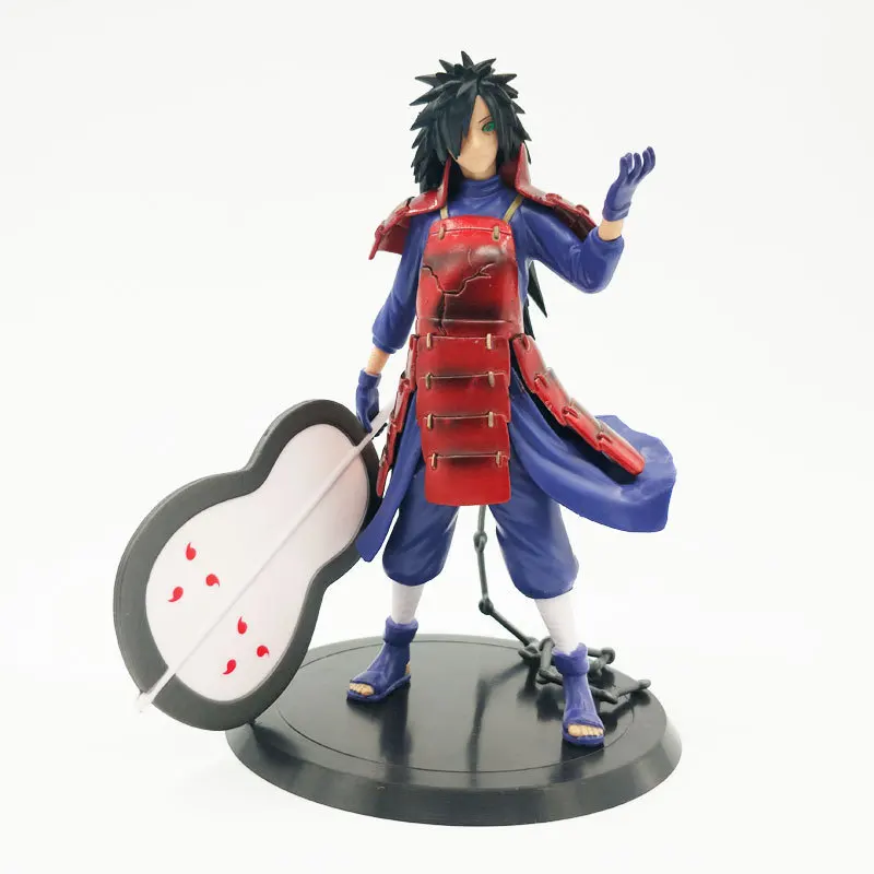 18cm Anime Naruto Hayateden Uchiha Madara Figure Homura PVC Action Figure Collection Model Toys Gifts