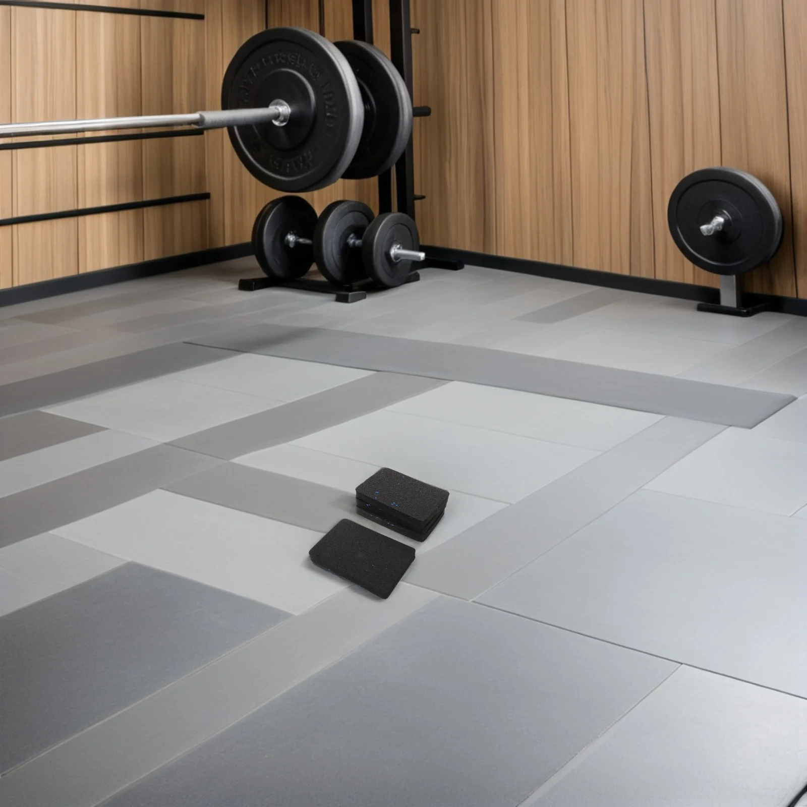 

4Pcs Treadmill Mat Pads Floor Protection Noise Reduction Rubber Shock Absorber Vibration Suppression for Home Gym