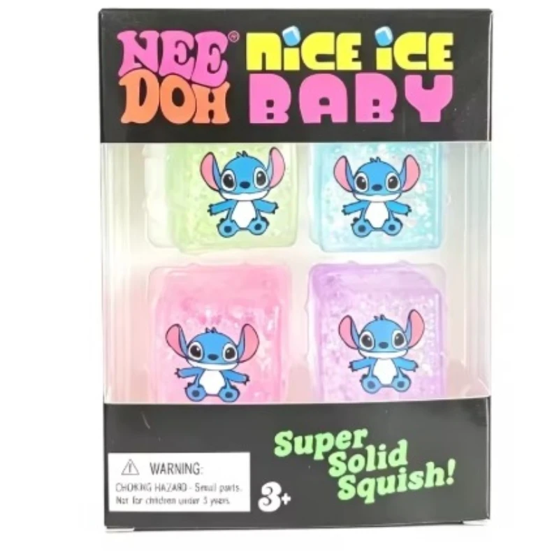 NeeDoh Nice Cube Maltose Ice Cube Squishy Schylling Stress Relief Squeeze Toy Soft Fidget Sensory Decompression Toy for Gift